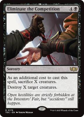 Eliminate the Competition card from Commander: Tarkir: Dragonstorm