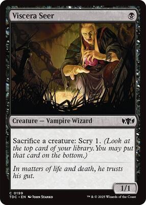 Viscera Seer card from Commander: Tarkir: Dragonstorm
