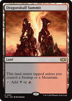 Dragonskull Summit card from Commander: Tarkir: Dragonstorm