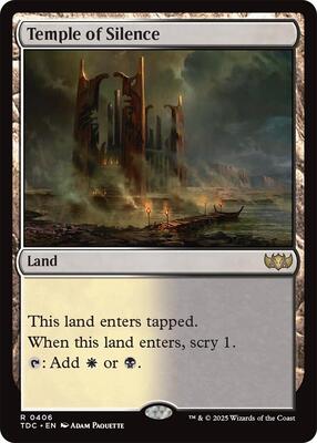 Temple of Silence card from Commander: Tarkir: Dragonstorm
