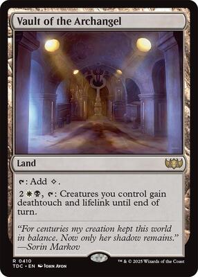 Vault of the Archangel card from Commander: Tarkir: Dragonstorm