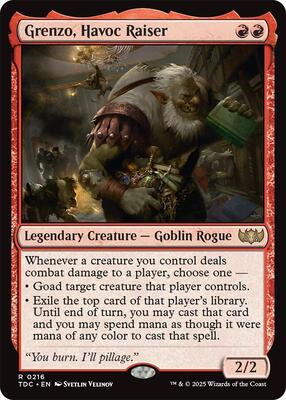 Grenzo, Havoc Raiser card from Commander: Tarkir: Dragonstorm