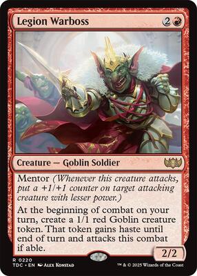 Legion Warboss card from Commander: Tarkir: Dragonstorm