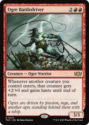 Ogre Battledriver card from Commander: Tarkir: Dragonstorm
