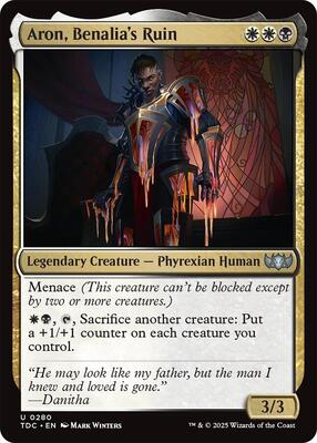 Aron, Benalia's Ruin card from Commander: Tarkir: Dragonstorm
