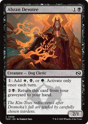 Abzan Devotee card from Tarkir: Dragonstorm