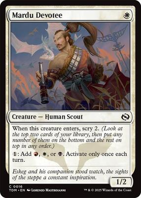 Mardu Devotee card from Tarkir: Dragonstorm