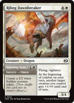 Riling Dawnbreaker card from Tarkir: Dragonstorm