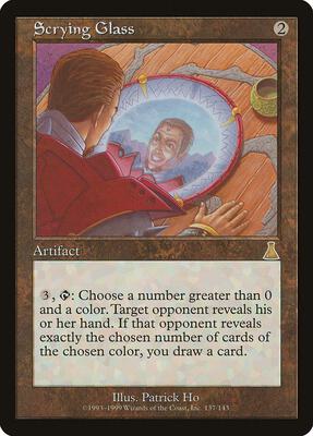 Scrying Glass card from Urza's Destiny