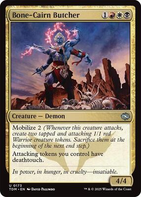 Bone-Cairn Butcher card from Tarkir: Dragonstorm