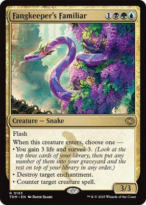 Fangkeeper's Familiar card from Tarkir: Dragonstorm