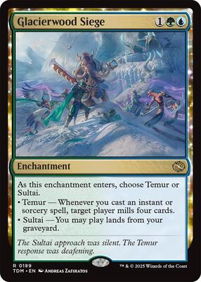 Glacierwood Siege card from Tarkir: Dragonstorm