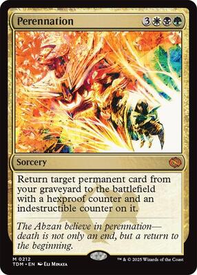 Perennation card from Tarkir: Dragonstorm