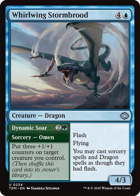 Whirlwing Stormbrood card from Tarkir: Dragonstorm