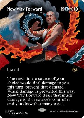 New Way Forward (Borderless) card from Tarkir: Dragonstorm