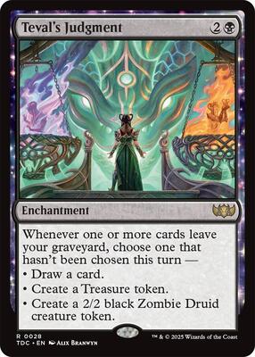 Teval's Judgment card from Commander: Tarkir: Dragonstorm