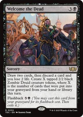 Welcome the Dead card from Commander: Tarkir: Dragonstorm