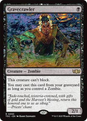 Gravecrawler card from Commander: Tarkir: Dragonstorm