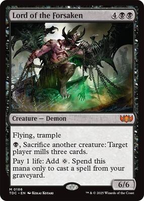 Lord of the Forsaken card from Commander: Tarkir: Dragonstorm