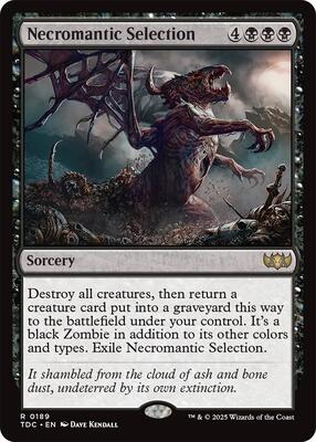 Necromantic Selection card from Commander: Tarkir: Dragonstorm