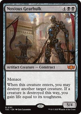 Noxious Gearhulk card from Commander: Tarkir: Dragonstorm