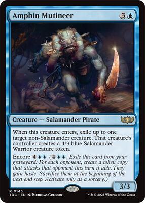 Amphin Mutineer card from Commander: Tarkir: Dragonstorm