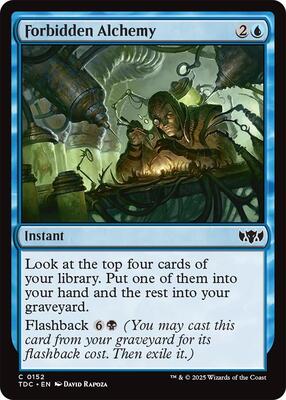 Forbidden Alchemy card from Commander: Tarkir: Dragonstorm