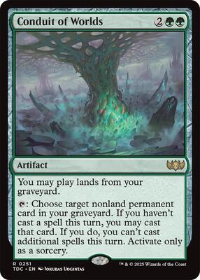 Conduit of Worlds card from Commander: Tarkir: Dragonstorm