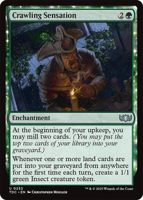 Crawling Sensation card from Commander: Tarkir: Dragonstorm