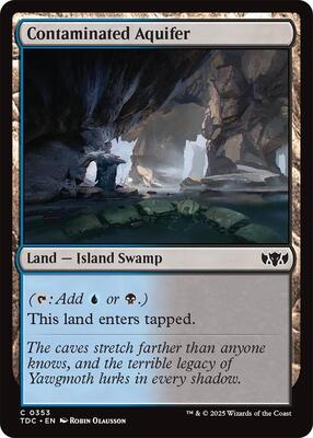 Contaminated Aquifer card from Commander: Tarkir: Dragonstorm
