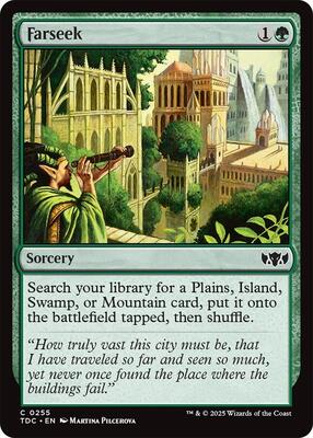 Farseek card from Commander: Tarkir: Dragonstorm