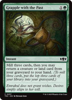 Grapple with the Past card from Commander: Tarkir: Dragonstorm