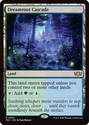 Dreamroot Cascade card from Commander: Tarkir: Dragonstorm