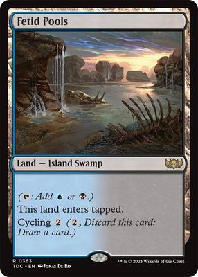 Fetid Pools card from Commander: Tarkir: Dragonstorm