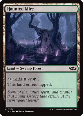Haunted Mire card from Commander: Tarkir: Dragonstorm