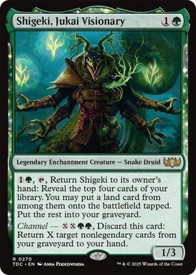 Shigeki, Jukai Visionary card from Commander: Tarkir: Dragonstorm