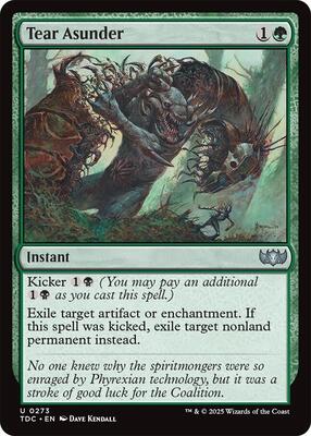Tear Asunder card from Commander: Tarkir: Dragonstorm