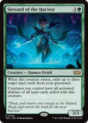 Steward of the Harvest card from Commander: Tarkir: Dragonstorm