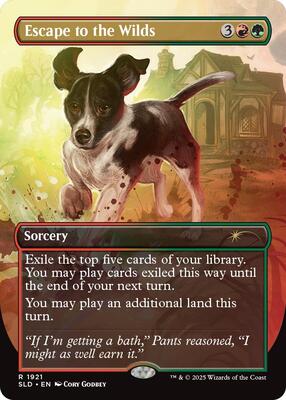 Escape to the Wilds (1921) card from Secret Lair Drop Series