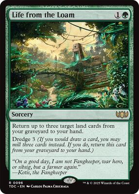 Life from the Loam card from Commander: Tarkir: Dragonstorm