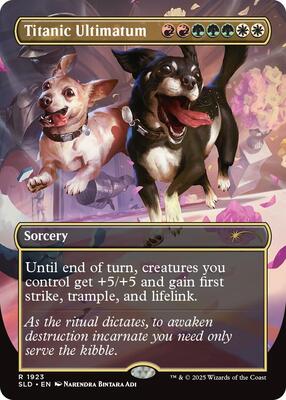 Titanic Ultimatum (1923) card from Secret Lair Drop Series