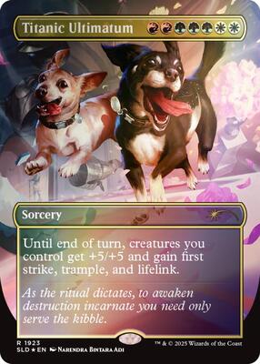 Titanic Ultimatum (1923) (Rainbow Foil) card from Secret Lair Drop Series