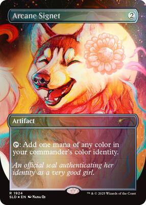 Arcane Signet (1924) (Rainbow Foil) card from Secret Lair Drop Series