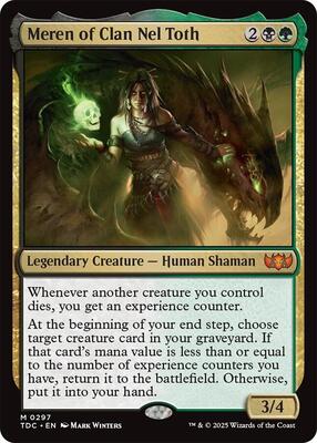 Meren of Clan Nel Toth card from Commander: Tarkir: Dragonstorm