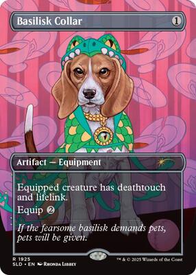 Basilisk Collar (1925) card from Secret Lair Drop Series