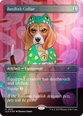 Basilisk Collar (1925) (Rainbow Foil) card from Secret Lair Drop Series