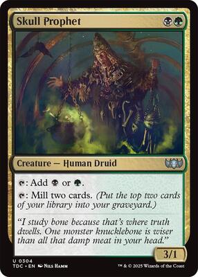 Skull Prophet card from Commander: Tarkir: Dragonstorm