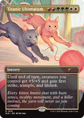 Titanic Ultimatum (1918) card from Secret Lair Drop Series
