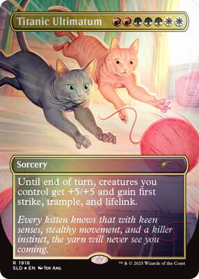 Titanic Ultimatum (1918) (Rainbow Foil) card from Secret Lair Drop Series