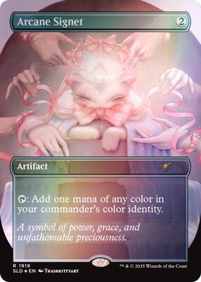 Arcane Signet (1919) (Rainbow Foil) card from Secret Lair Drop Series